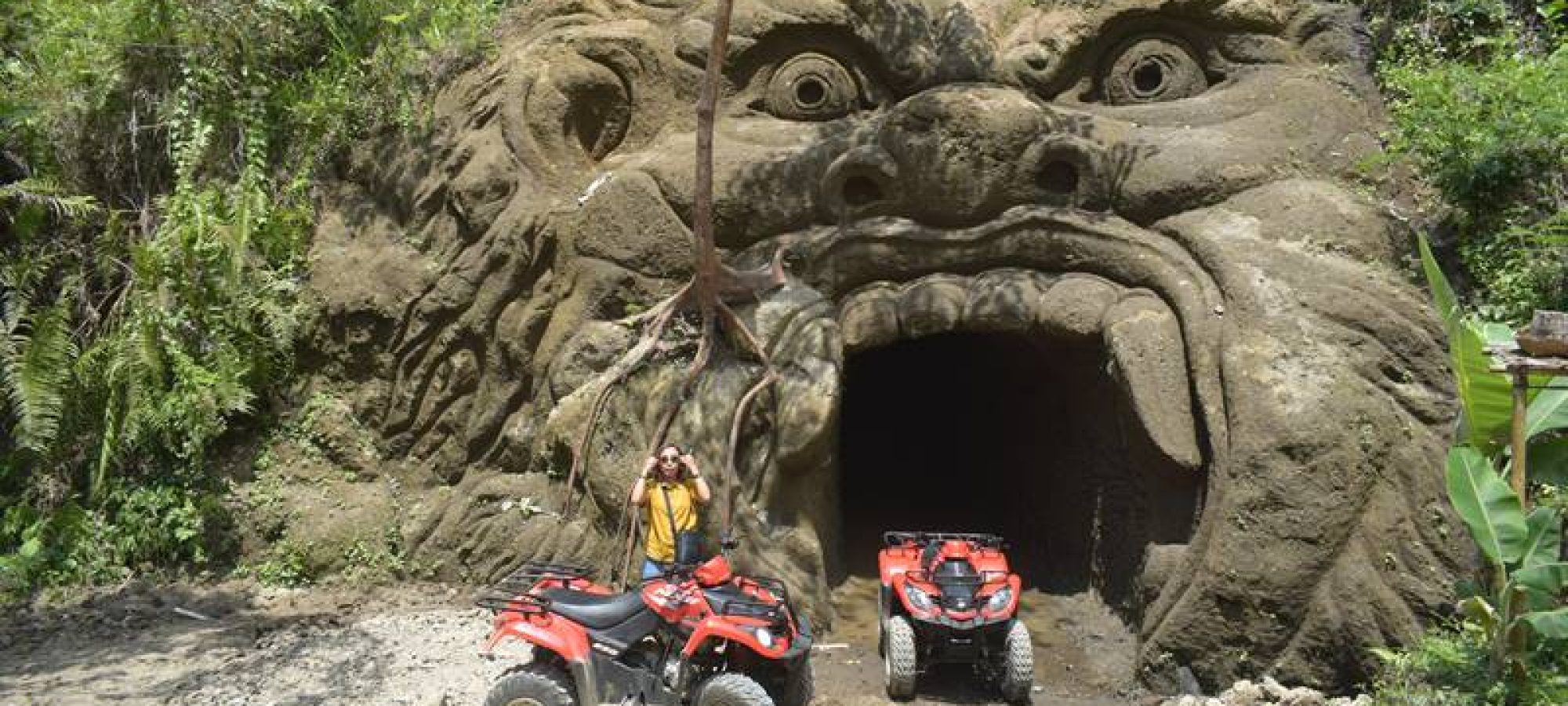 abiansila-atv-ride-with-gorilla-cave-tunell